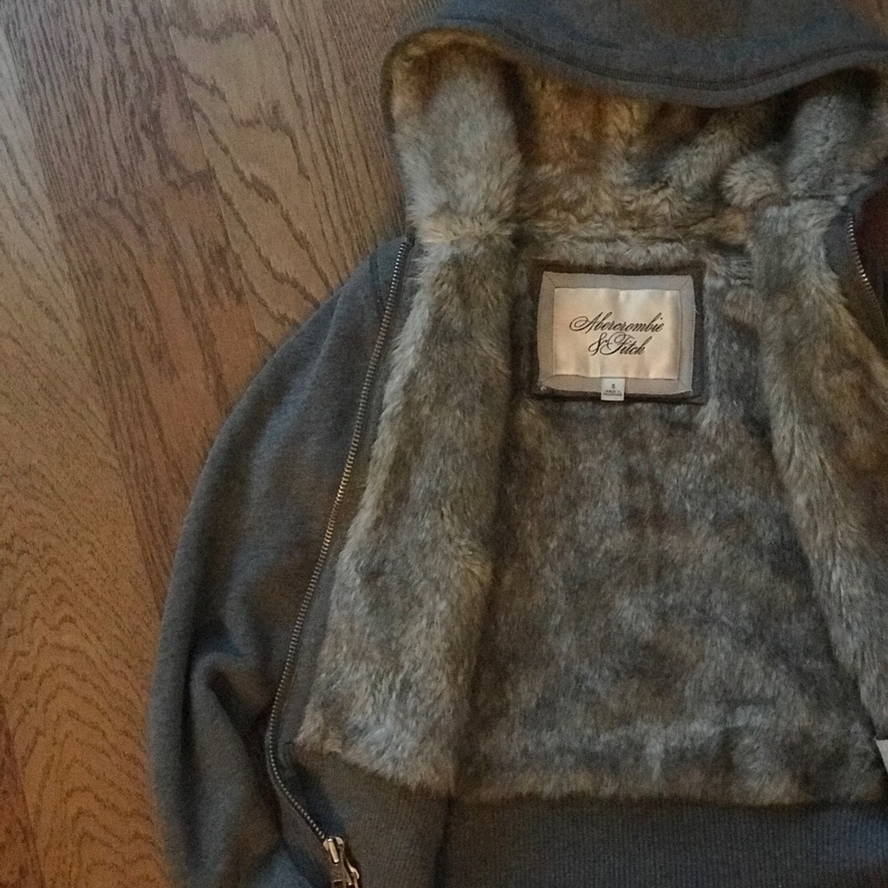 Abercrombie Fur Lined Hoodie
